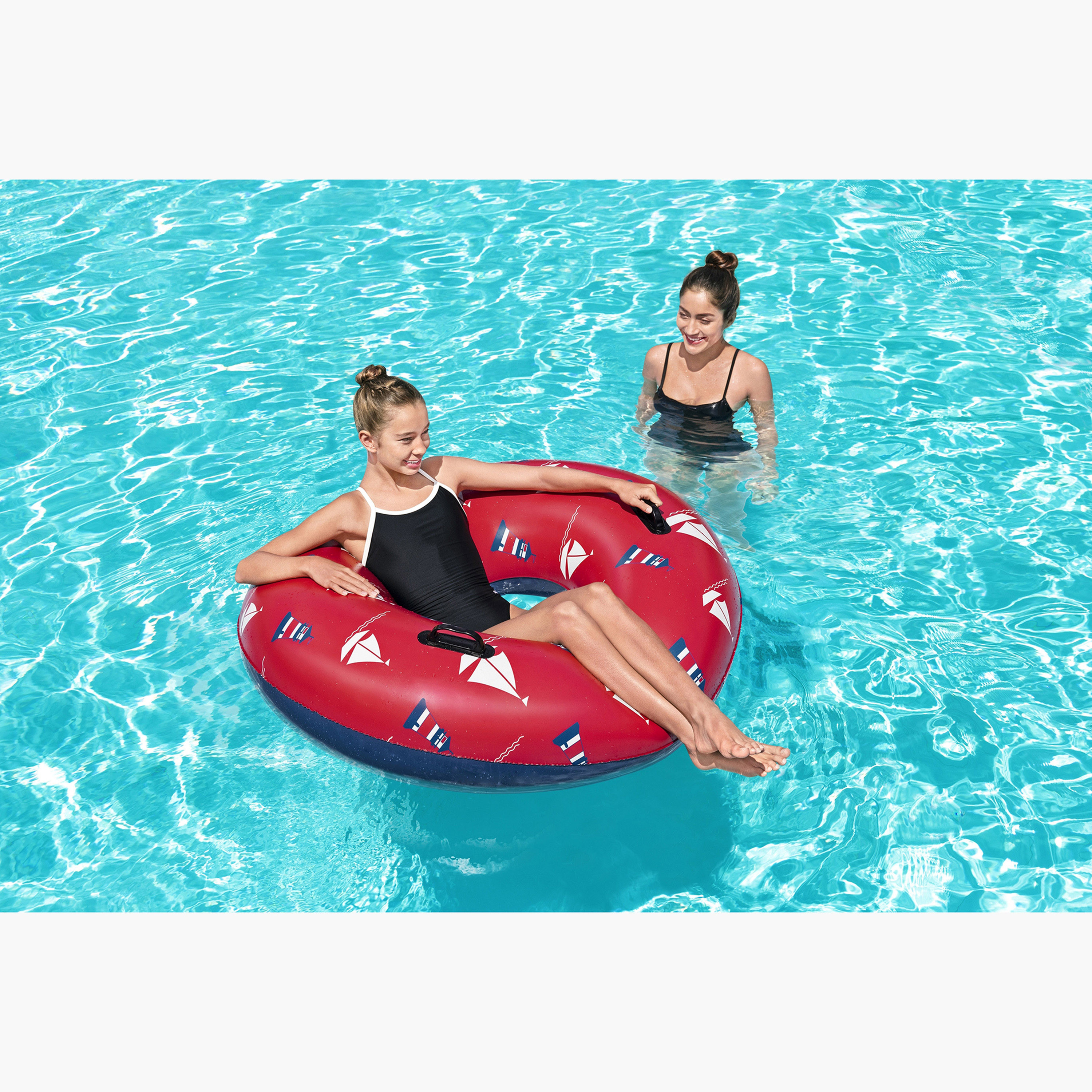 Bestway Assorted Nautical Print Swim Ring-toys-outdoor-poolandbeach-poolaccessories-image-4