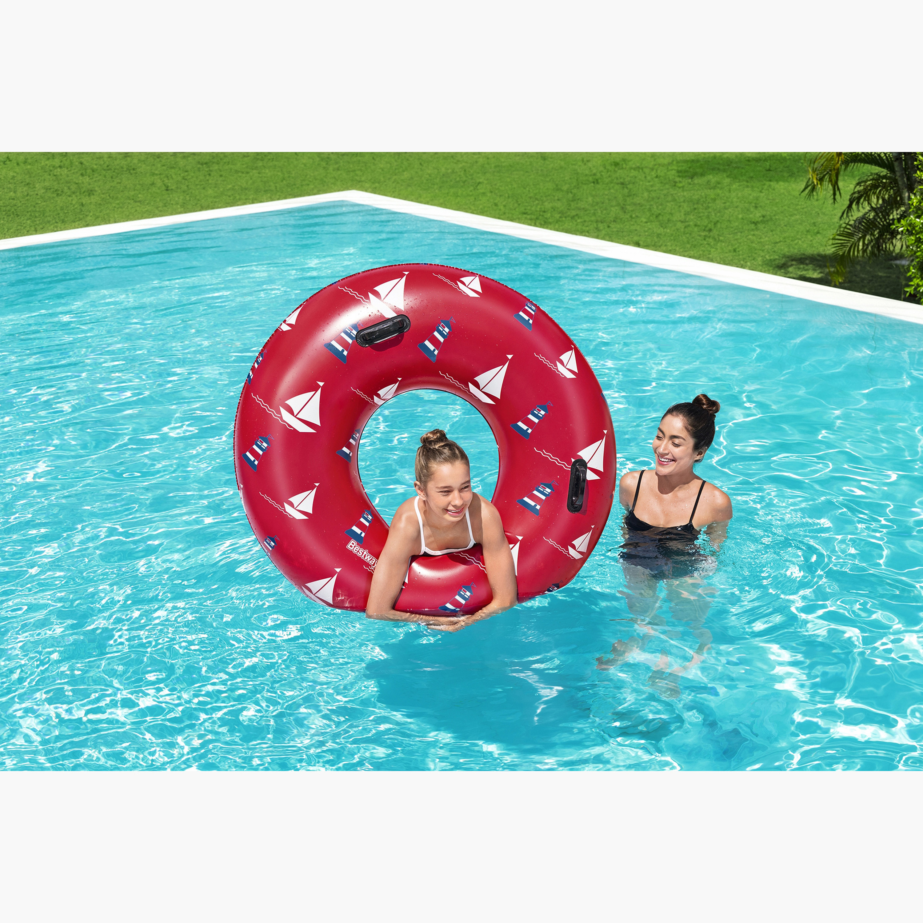 Bestway Assorted Nautical Print Swim Ring-toys-outdoor-poolandbeach-poolaccessories-image-5