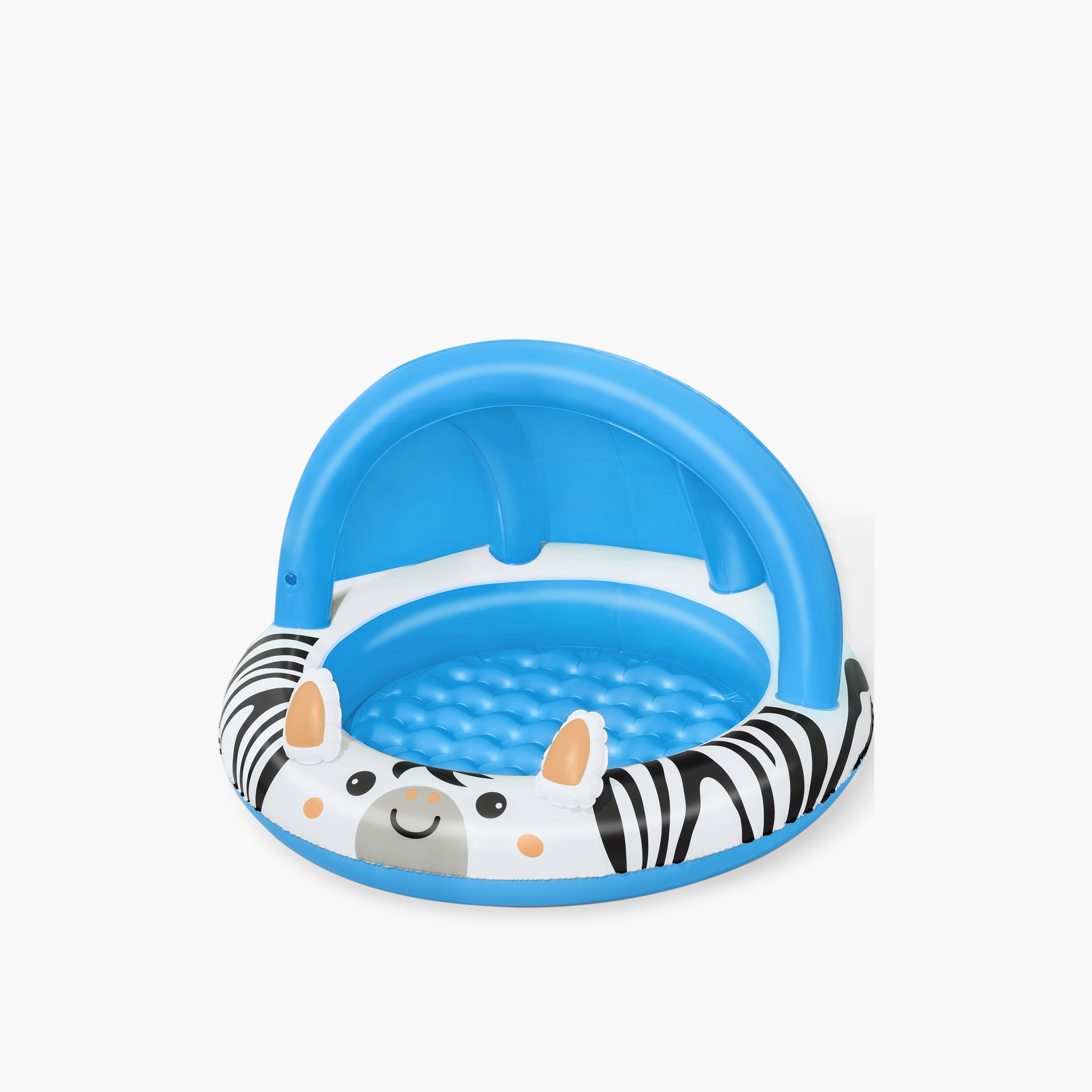 مسبح أطفال بطبعات سفاري ومظلة شمس من بيست واي - 97x66 سم-toys-outdoor-poolandbeach-pools-image-1
