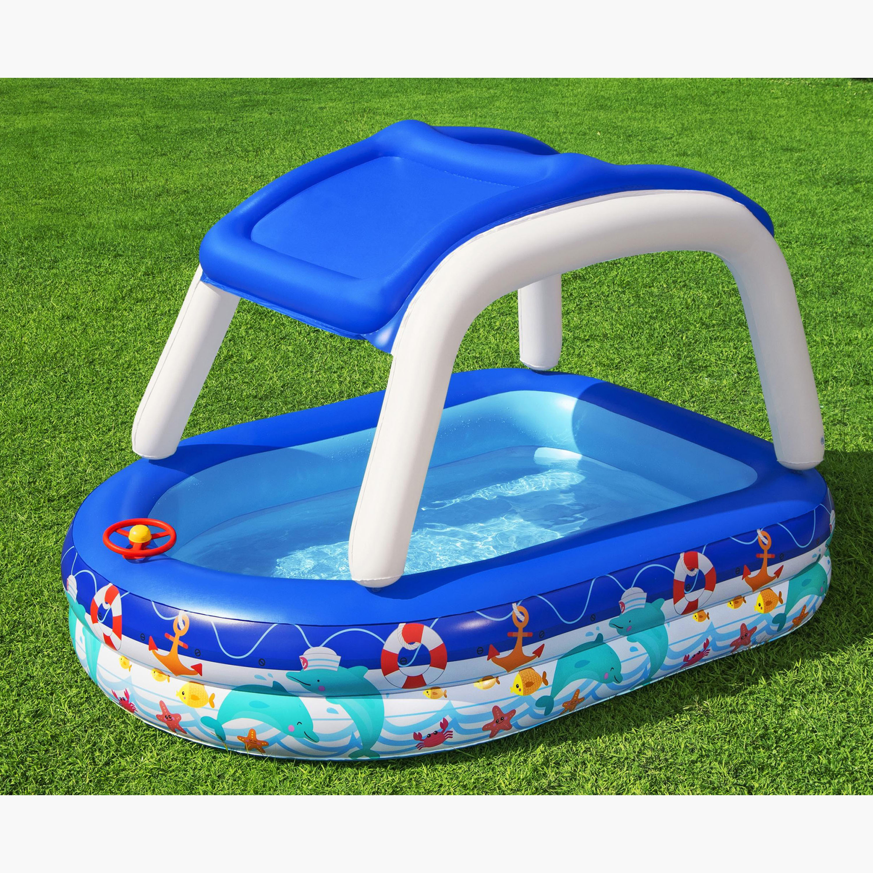 Bestway Sea Captain Family Pool - 213x155x132 cm-toys-outdoor-poolandbeach-pools-image-2