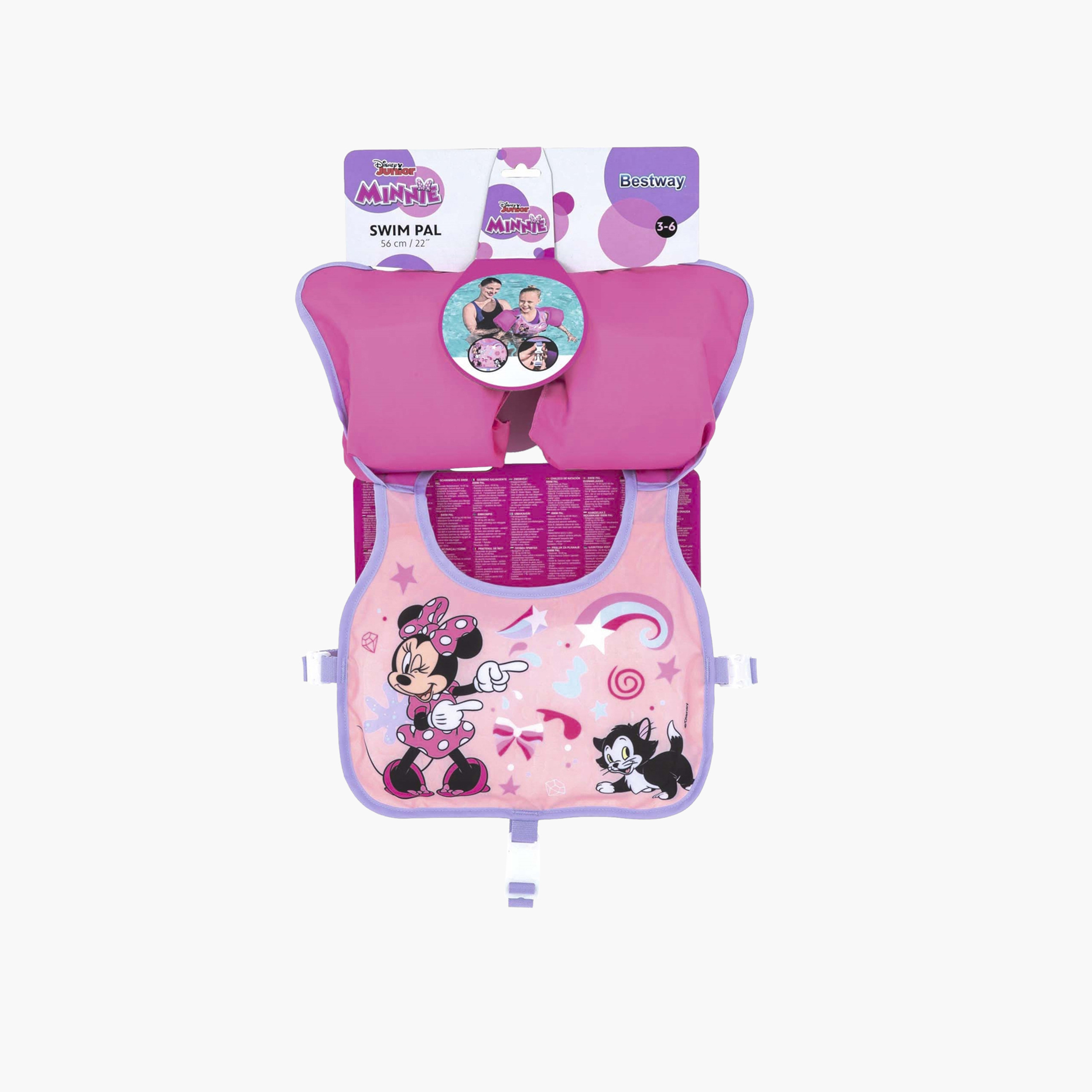 Disney Minnie Mouse Print Swim Vest-girls-clothing-swimwear-image-8