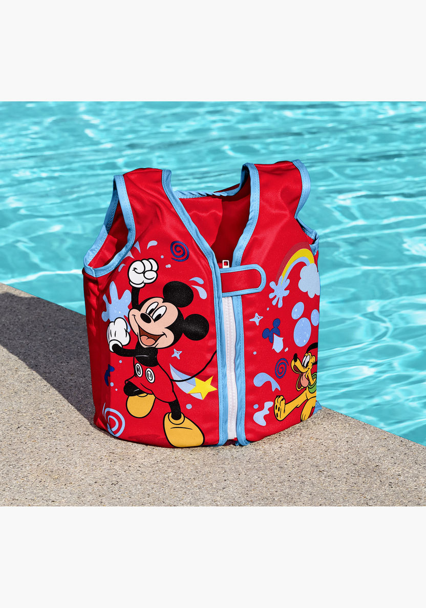 Bestway Mickey Mouse and Friends Print Swim Vest-Beach and Water Fun-image-1