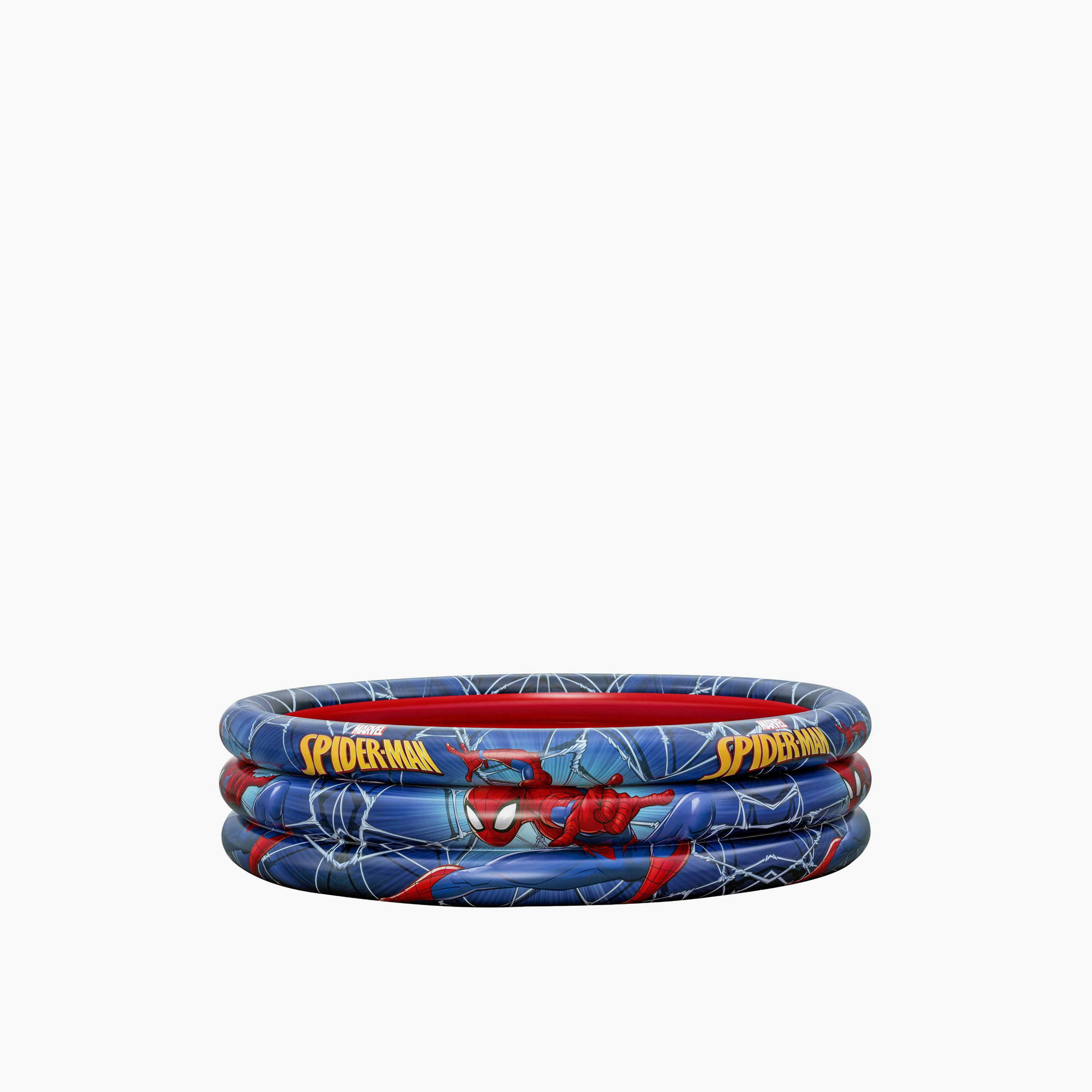 Bestway Spider-Man Print 3-Ring Pool - 122x30 cm-toys-outdoor-poolandbeach-pools-image-2