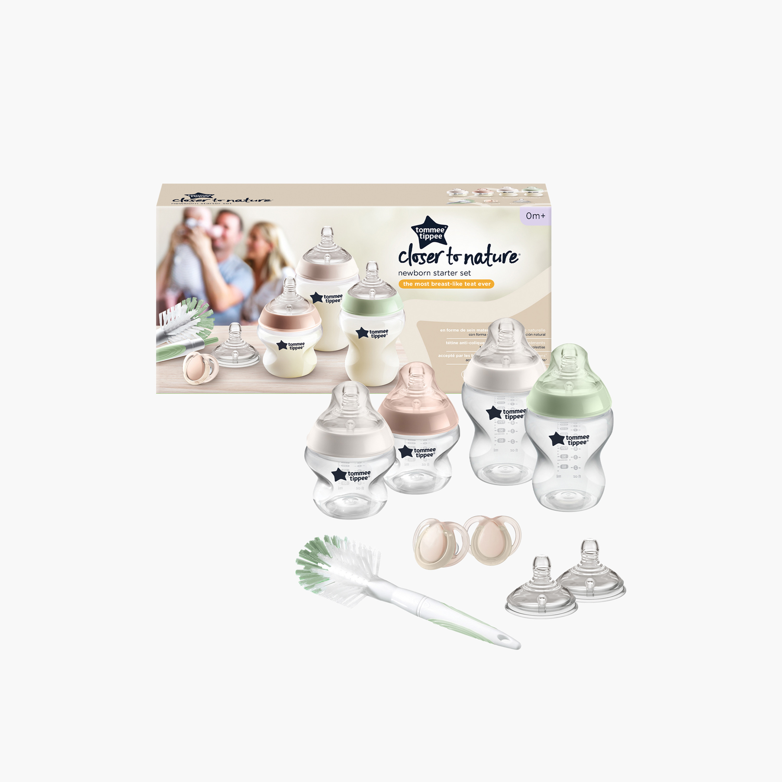 طقم رضّاعات المبتدئين كلوزر تو نيتشر لحديثي الولادة من تومي تيبي-baby-feeding-feedingbottles-bottlesandteats-image-2