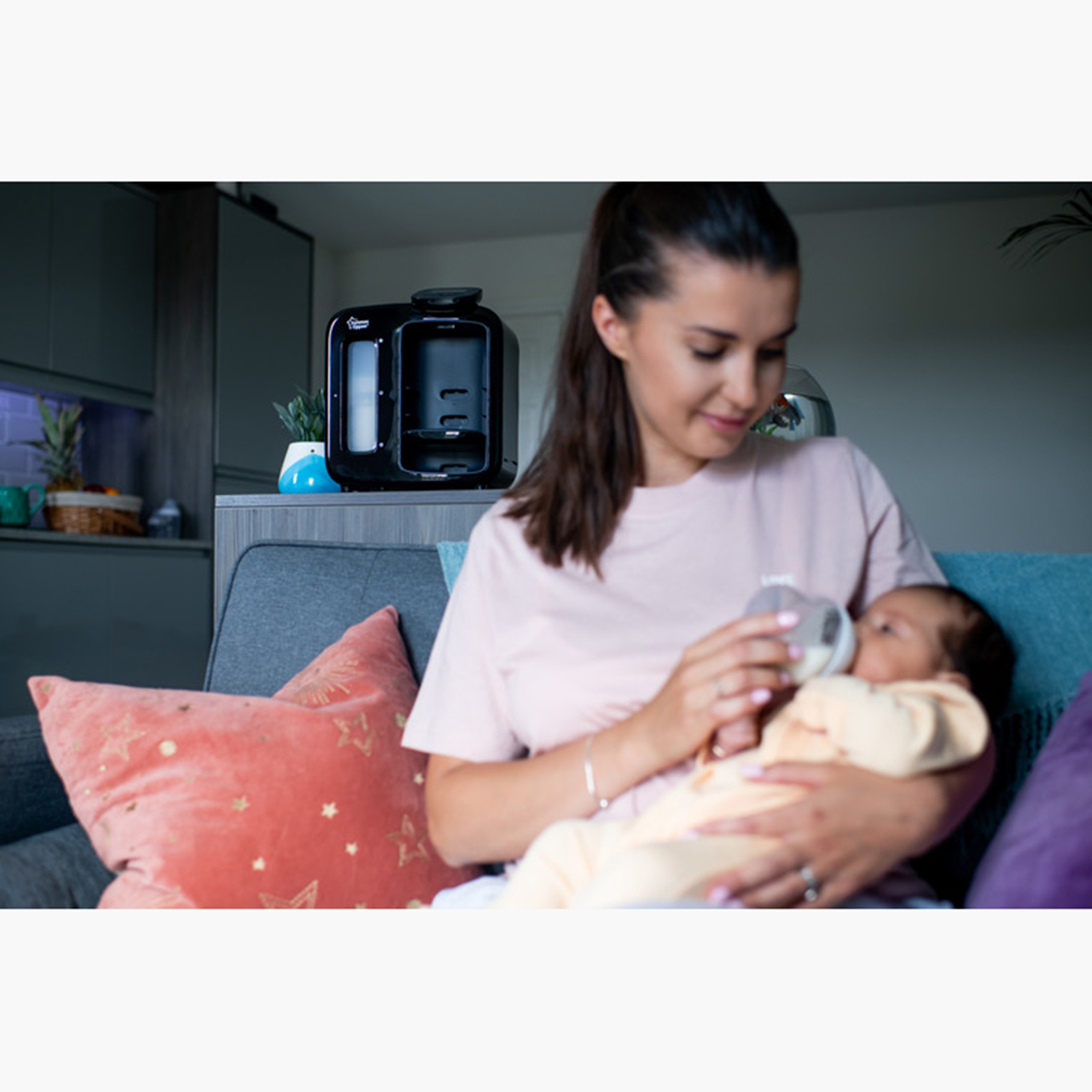 آلة تحضير الرضّاعات بيرفكت بريب الكهربائية من تومي تيبي-baby-feeding-sterilizersandwarmers-image-1