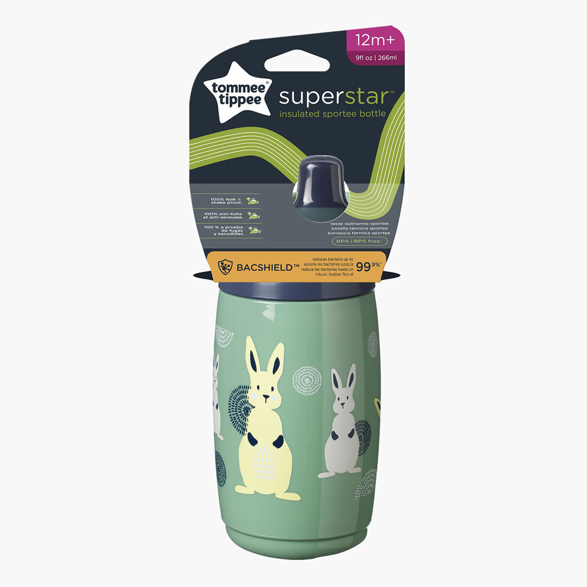Tommee Tippee Insulated Sportee Bottle - 266 ml-baby-feeding-mealtimeessentials-image-1