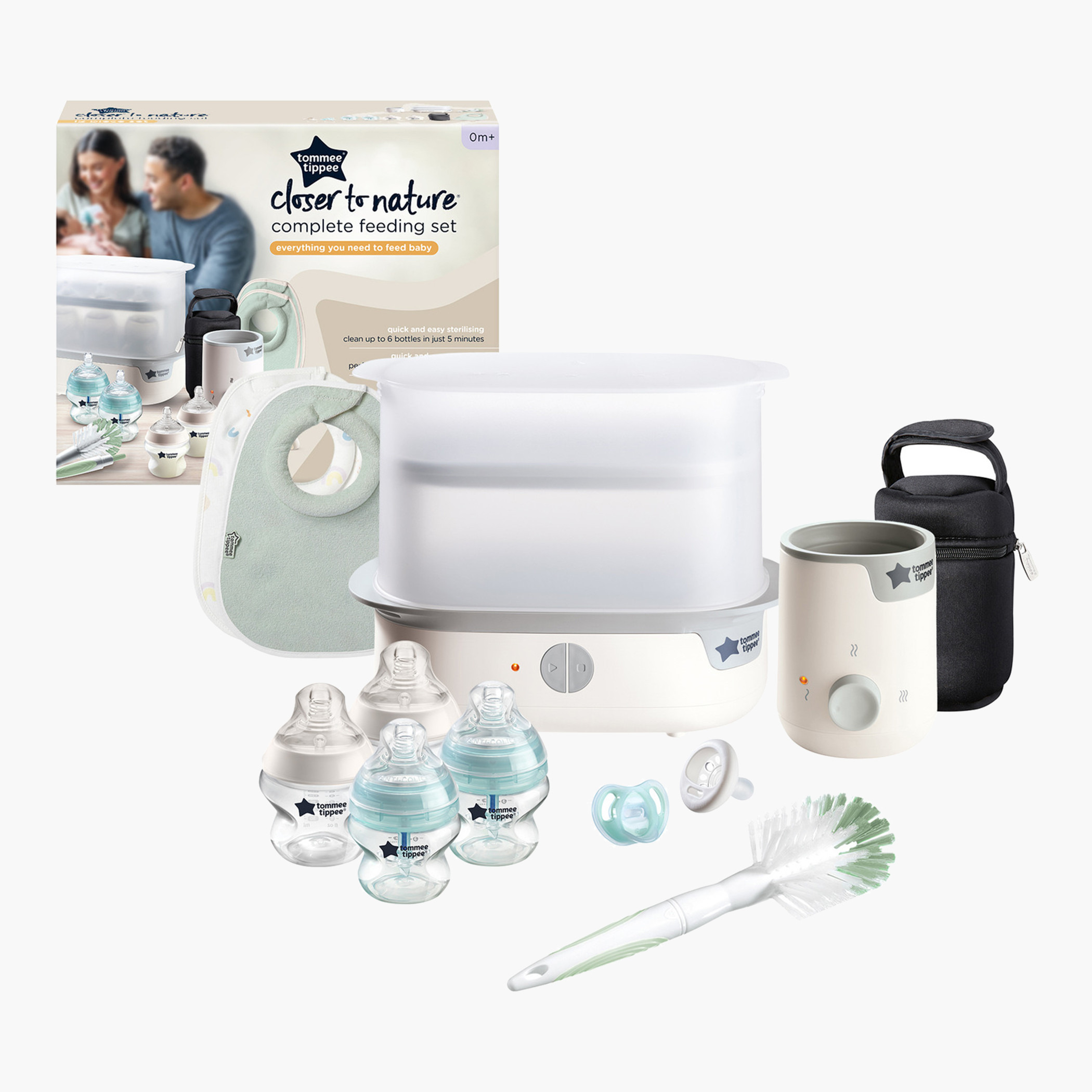 Tommee tippee closer to deals nature complete feeding set