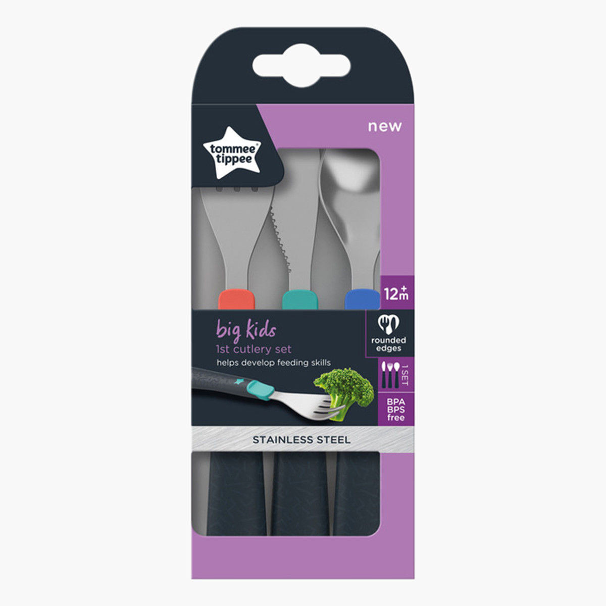 Tommee Tippee 3-Piece Big Kids First Cutlery Set-baby-feeding-mealtimeessentials-image-4