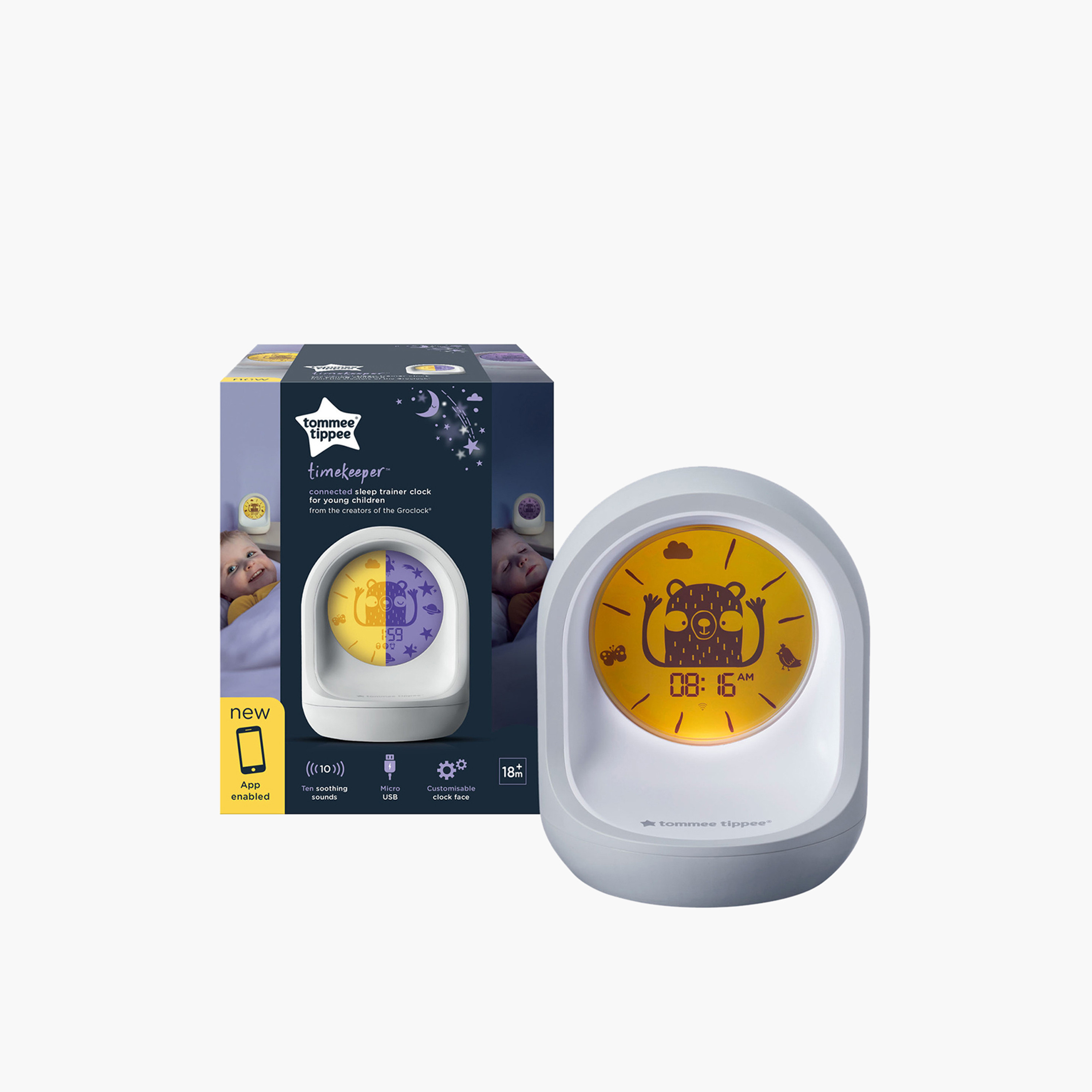 Tommee Tippee Sleep Trainer Clock-baby-healthandsafety-babymonitors-image-8