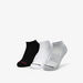 Skechers Logo Print Ankle Length Socks - Set of 3-Women%27s Socks-thumbnailMobile-0
