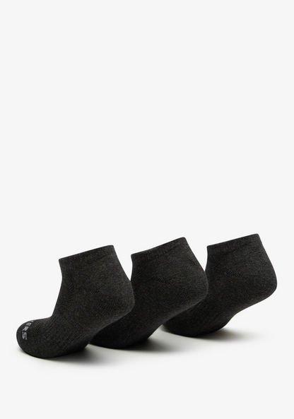Skechers Unisex 1/2 Terry No Show Socks - Socks - Set of 3, S111102B-010-Boy%27s Socks-image-2