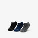 Skechers Unisex 1/2 Terry No Show Socks - Set of 3, S111102B-012-Boy%27s Socks-thumbnail-0