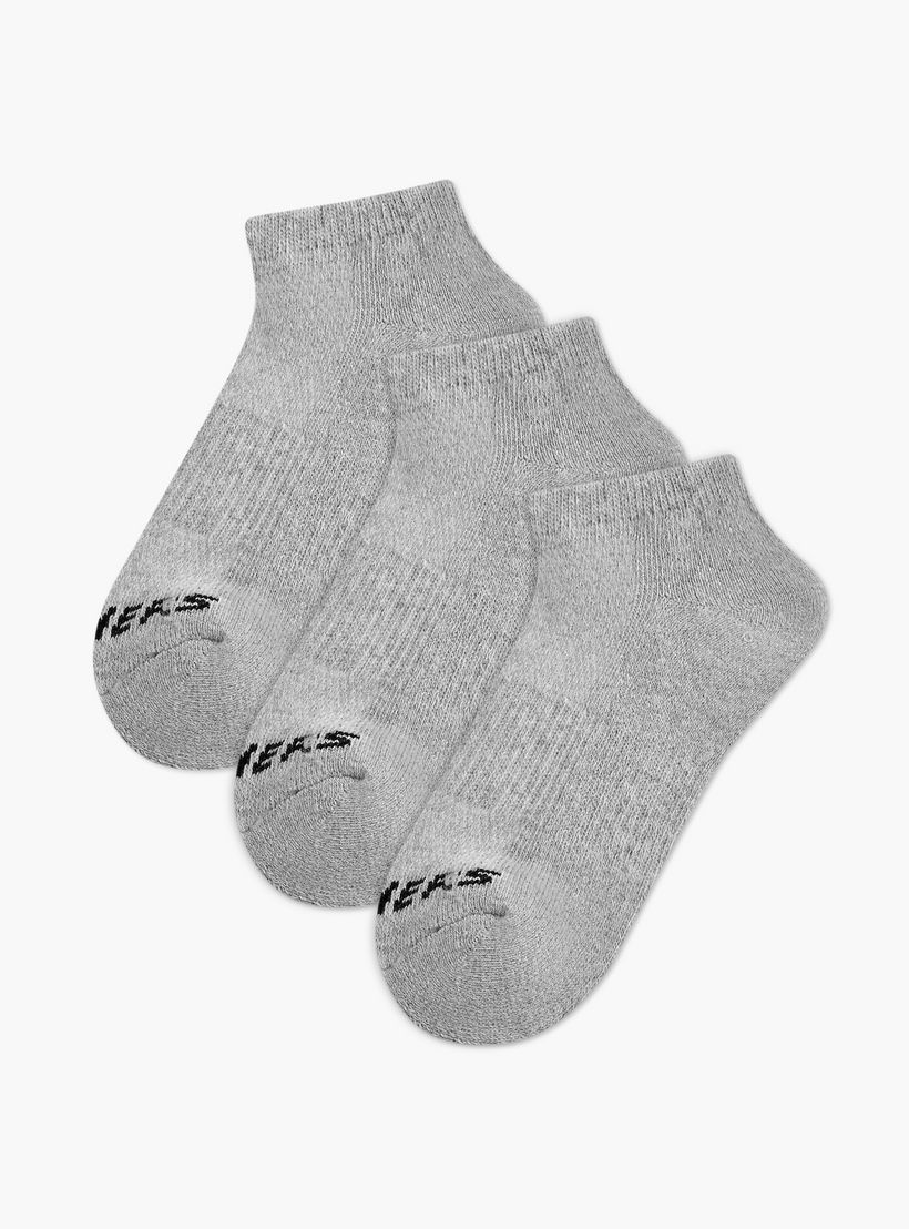 جوارب رياضية تيري غير مرئية للأطفال من سكتشرز - S111102B-020-girls-accessories-socks-image-1