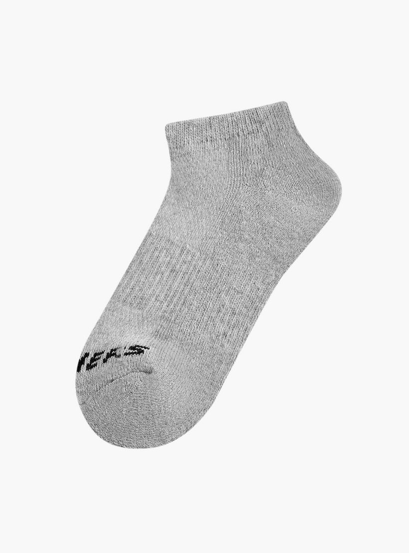 جوارب رياضية تيري غير مرئية للأطفال من سكتشرز - S111102B-020-girls-accessories-socks-image-2
