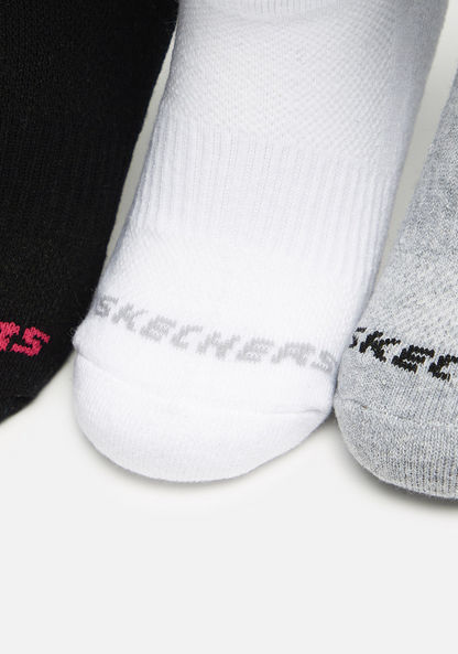 Skechers Unisex 1/2 Terry No Show Socks - Set of 3, S111102B-115-Boy%27s Socks-image-1