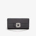 Celeste Embellished Clutch with Chain Strap-Wallets & Clutches-thumbnail-0