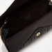 Celeste Textured Envelope Clutch with Chain Strap-Wallets and Clutches-thumbnail-3
