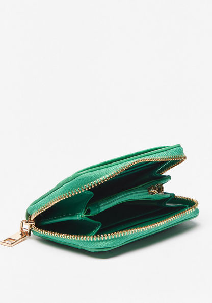 Celeste Solid Zip Around Wallet-Wallets & Clutches-image-3