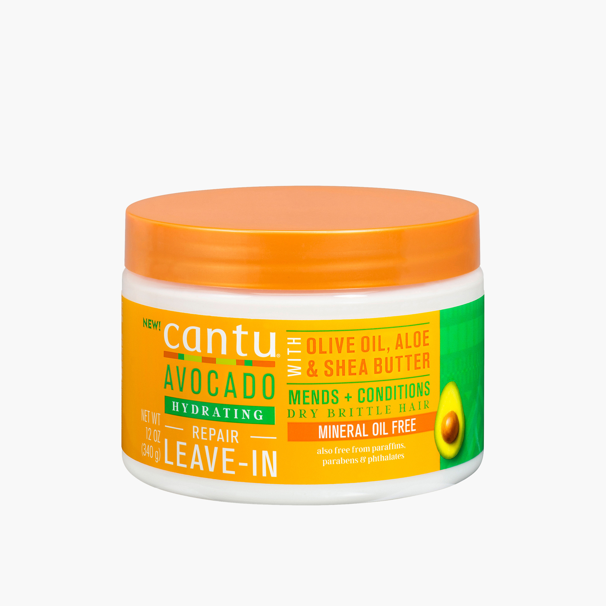 Cantu Avocado Leave-In Conditioning Cream - 340 g-beautyandpersonalcare-hair-haircare-hairmasksandcreams-image-1