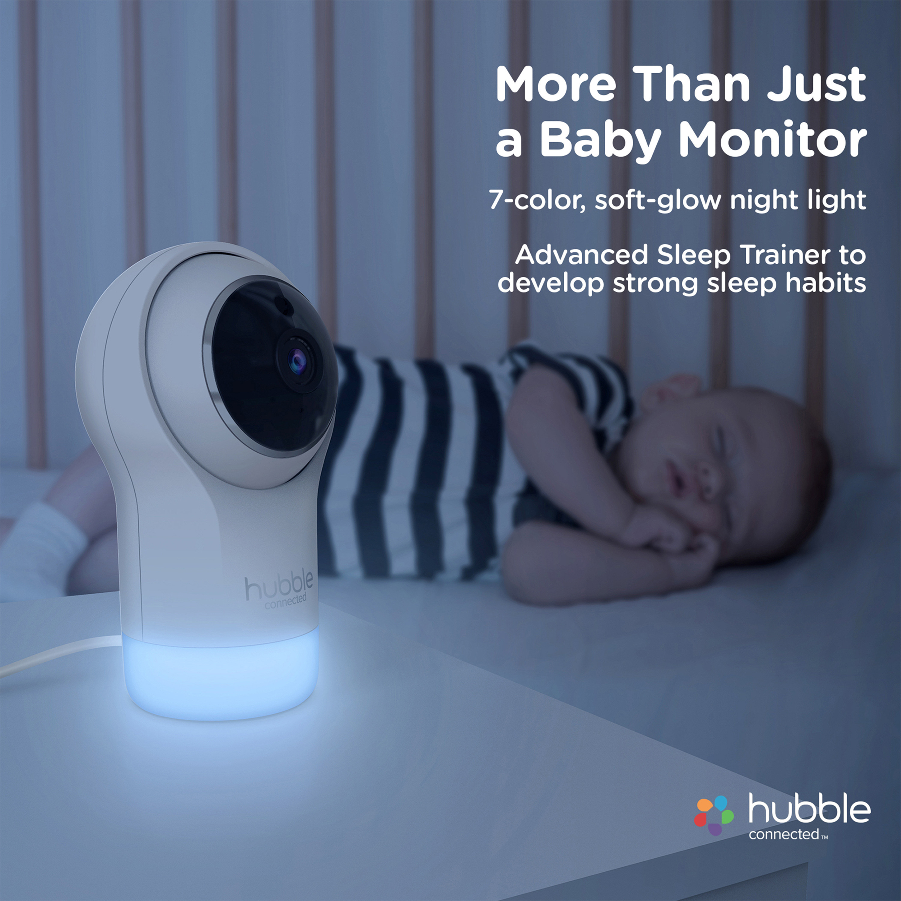 Hubble Nursery Pal Glow Smart HD Baby Monitor with Night Light-baby-healthandsafety-babymonitors-image-2