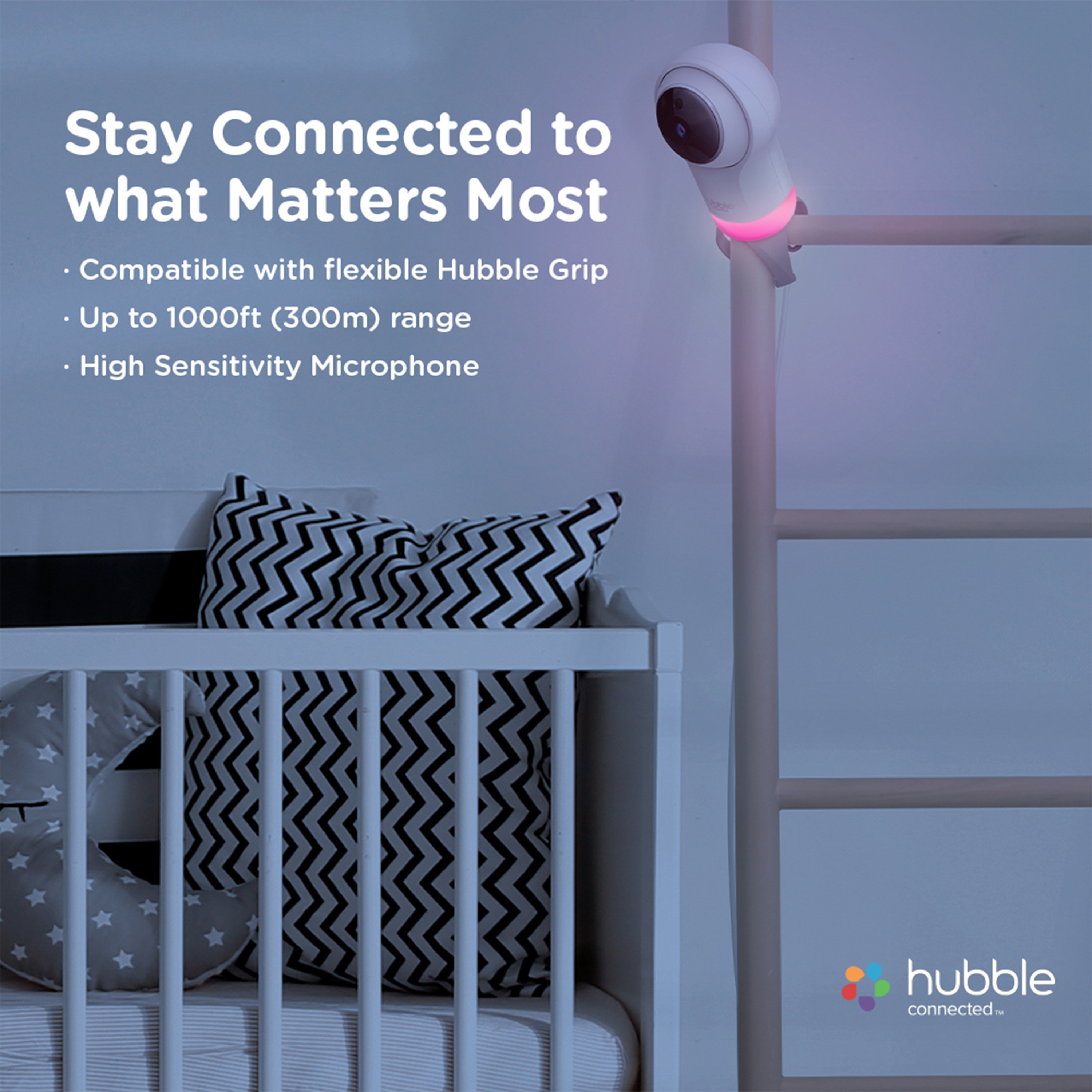 Hubble Nursery Pal Glow Smart HD Baby Monitor with Night Light-baby-healthandsafety-babymonitors-image-3