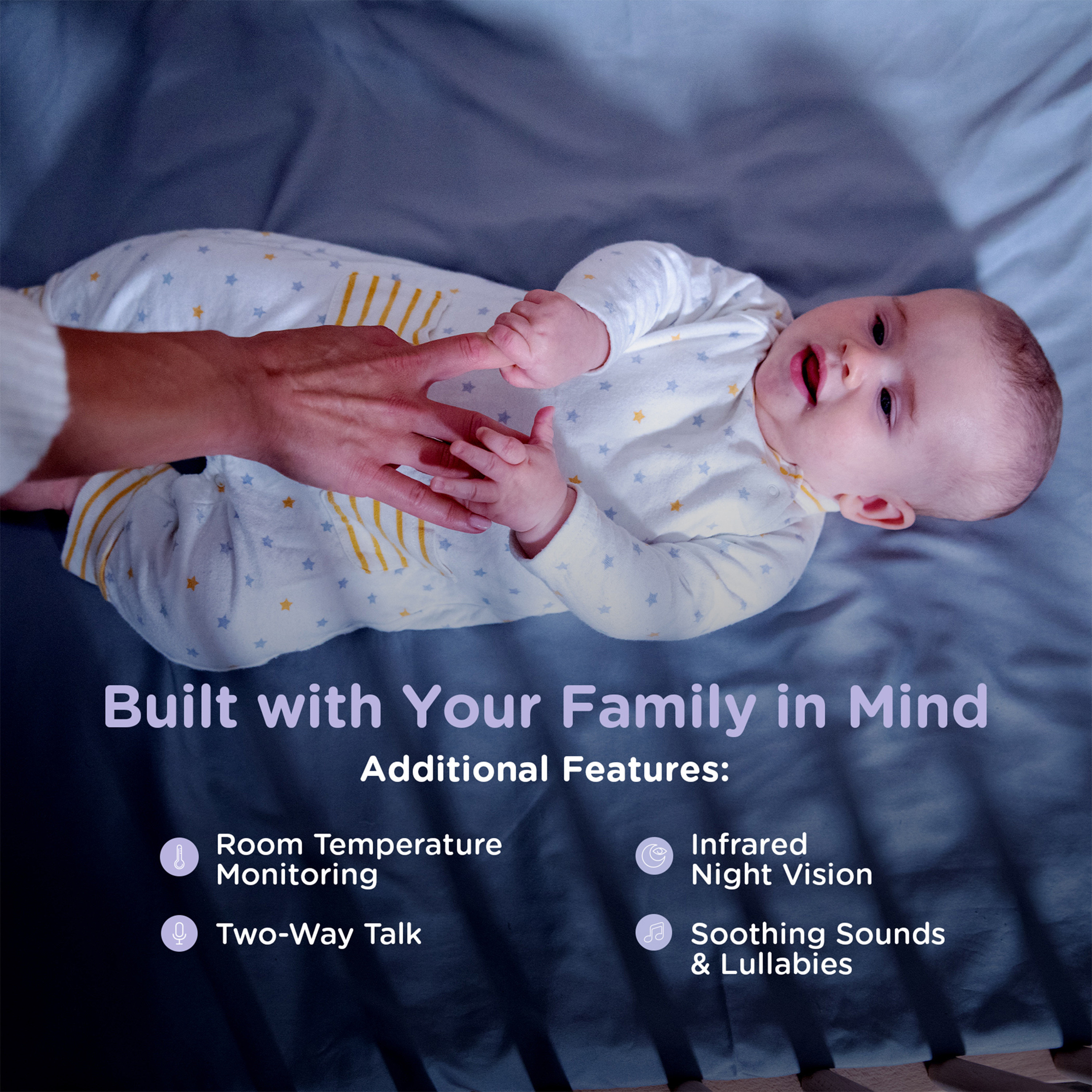 Hubble Nursery Pal Glow Smart HD Baby Monitor with Night Light-baby-healthandsafety-babymonitors-image-4