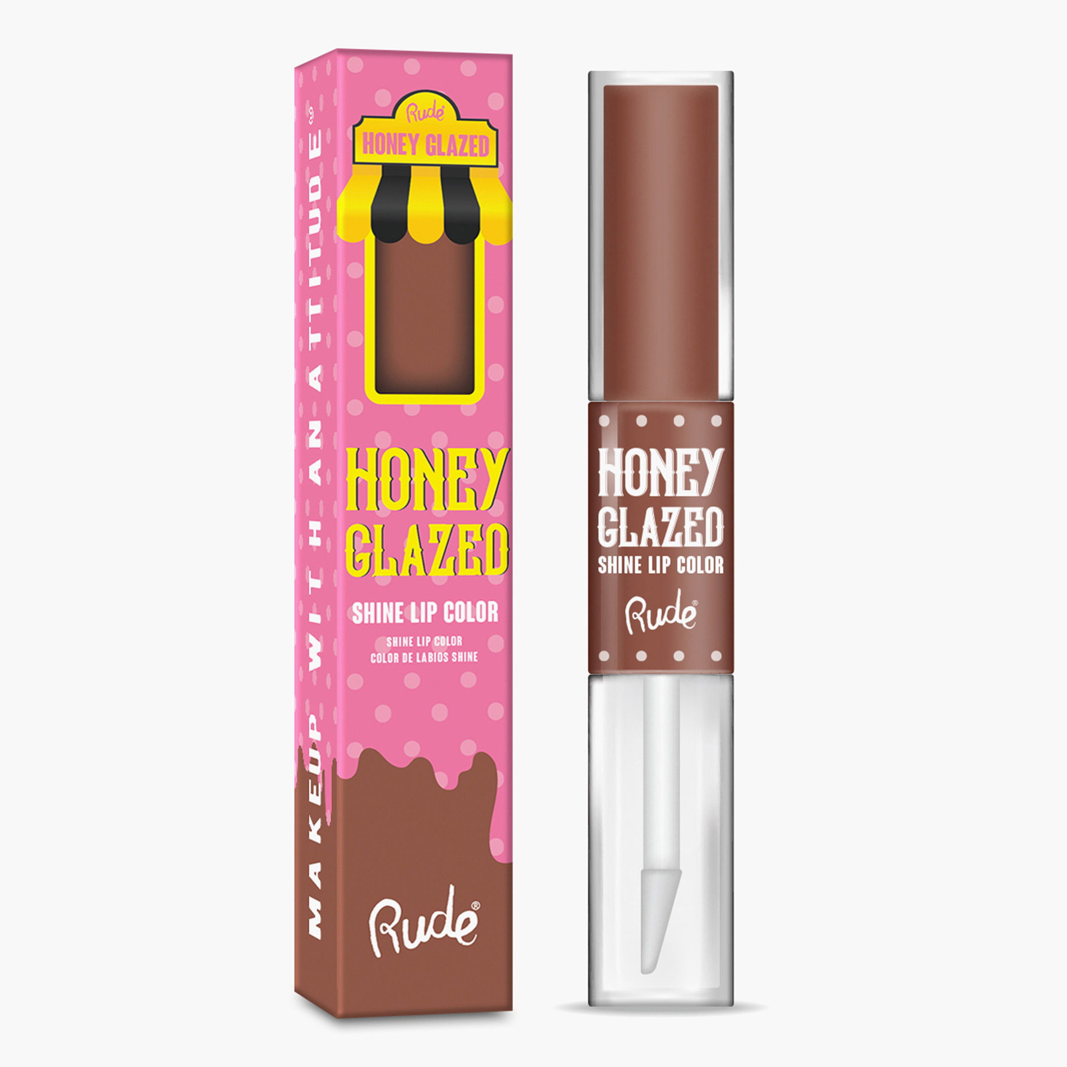 Rude Honey Glazed Shine Lip Color-beautyandpersonalcare-makeup-lips-lipsticks-image-1