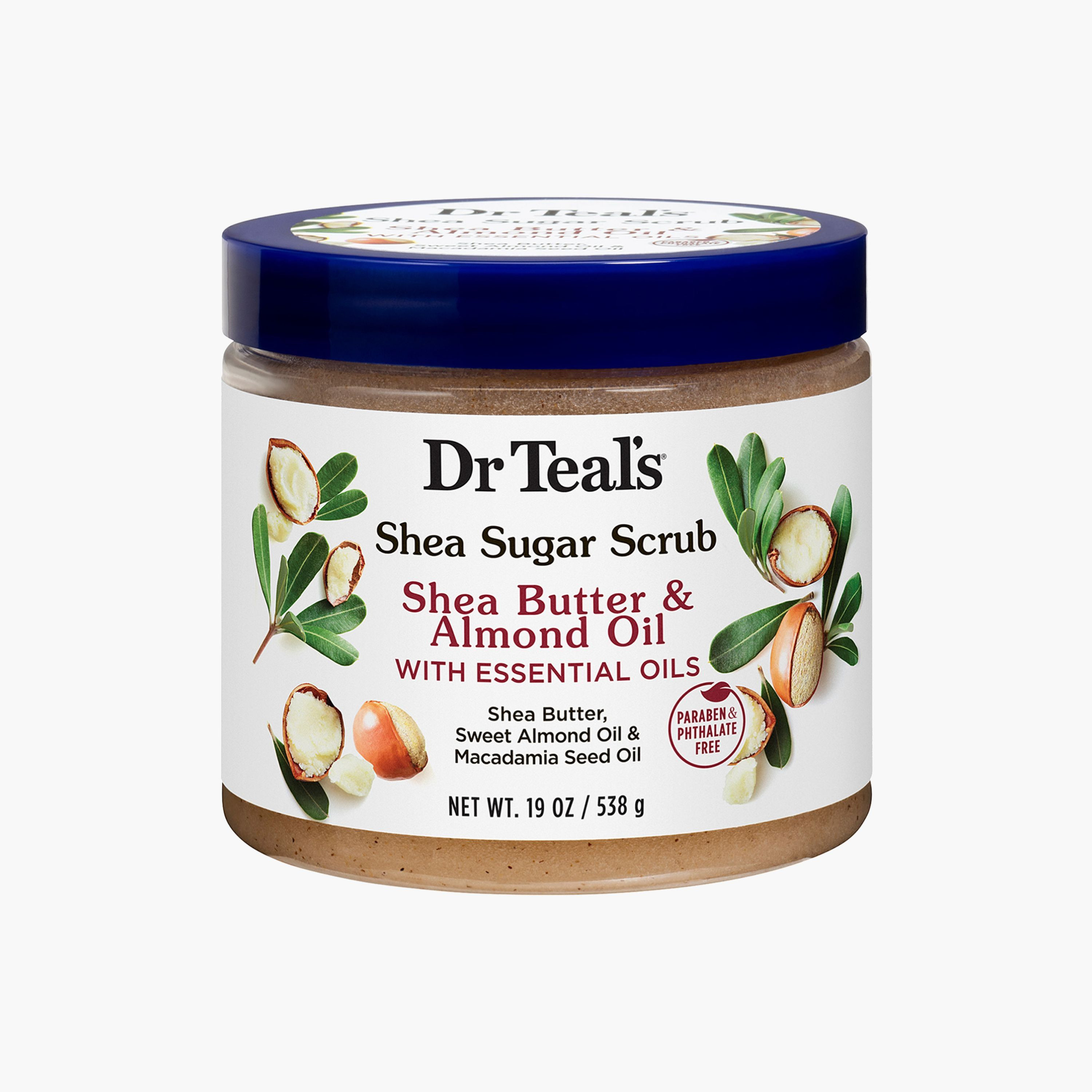 Dr Teal's Shea Sugar Body Scrub - 538 gms-beautyandpersonalcare-bathandbody-bathandshower-scrubs-image-1