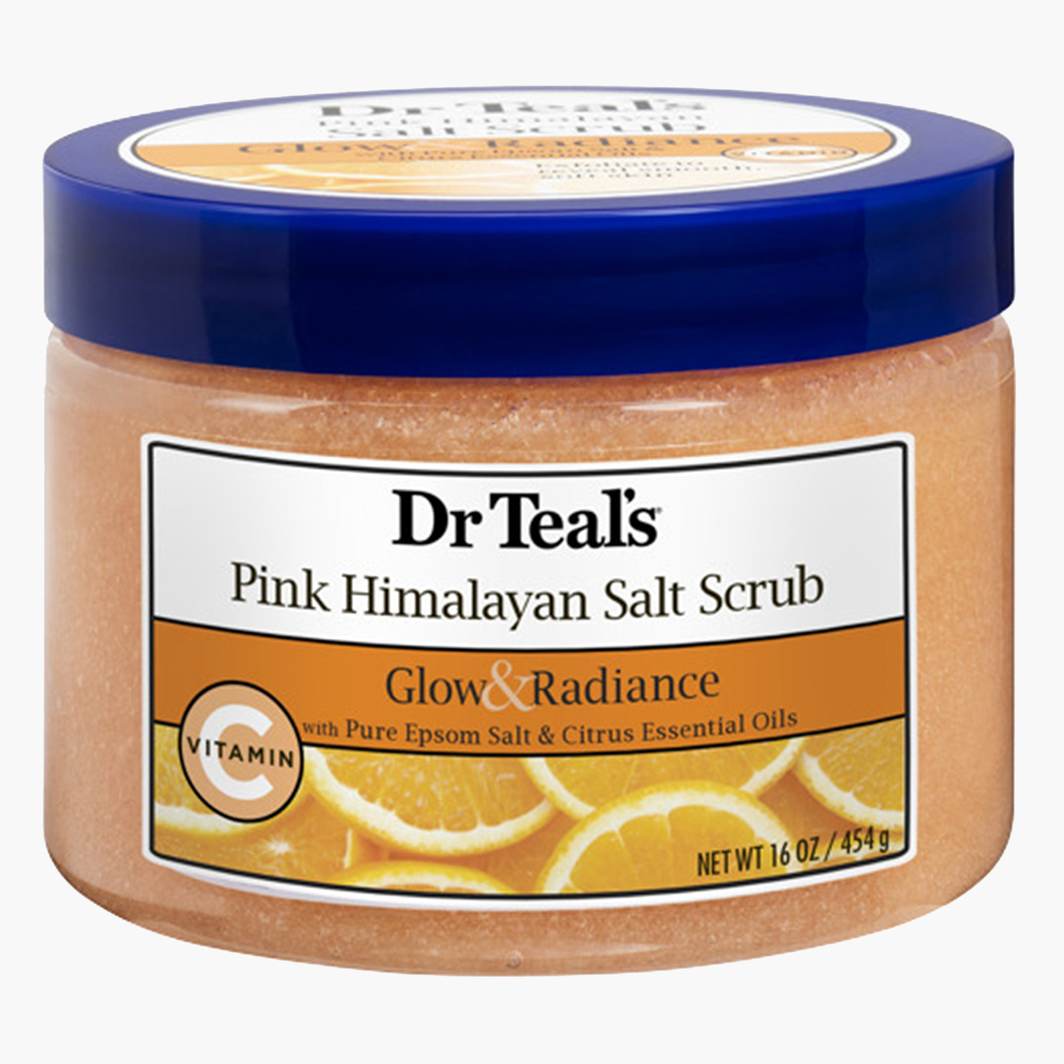 Dr. Teal's Pink Himalayan Salt Body Scrub - 454 gms-beautyandpersonalcare-bathandbody-bathandshower-scrubs-image-1