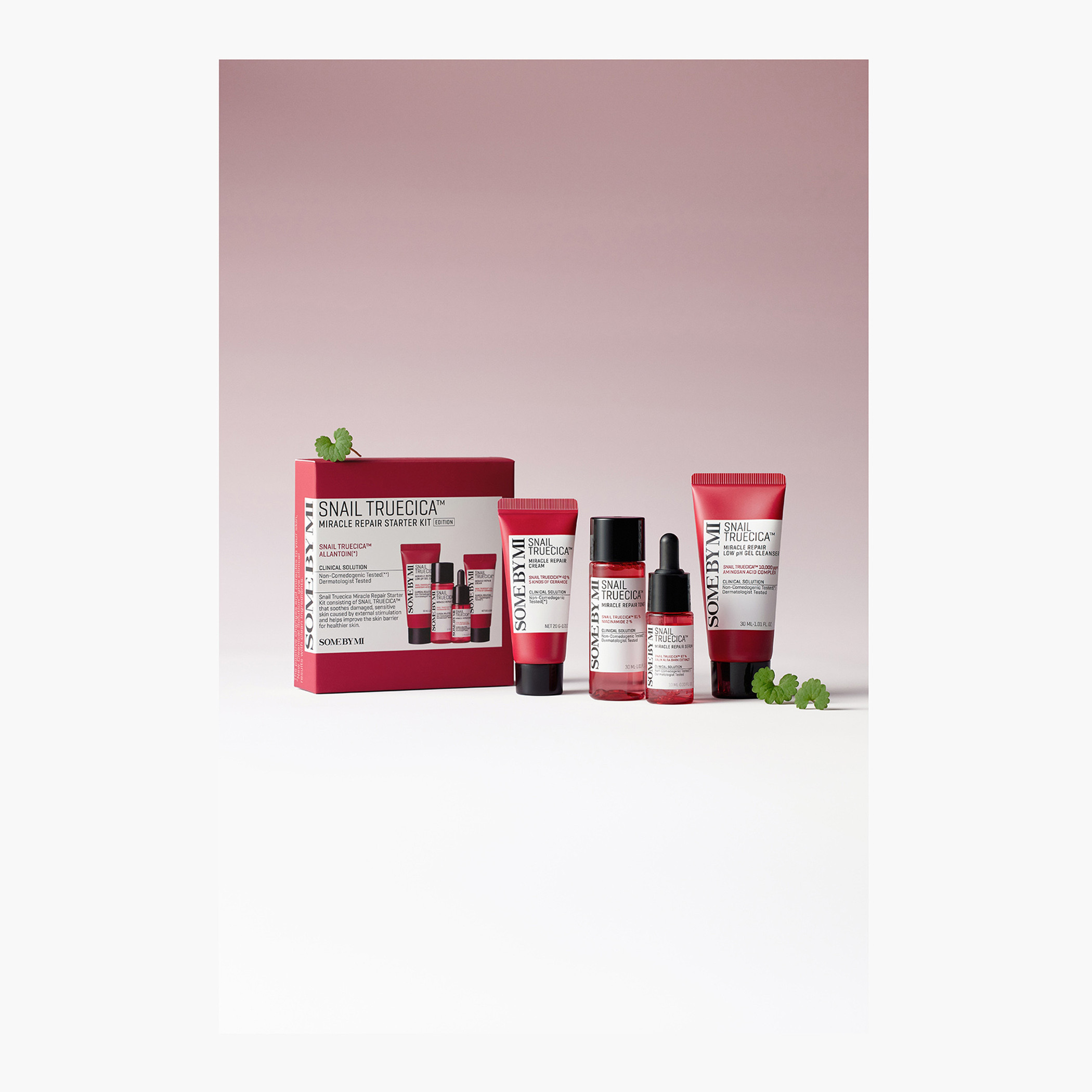 SOME BY MI 4-Piece Snail Truecica Miracle Repair Starter Kit Set-beautyandpersonalcare-skin-treatmentsandserums-image-1