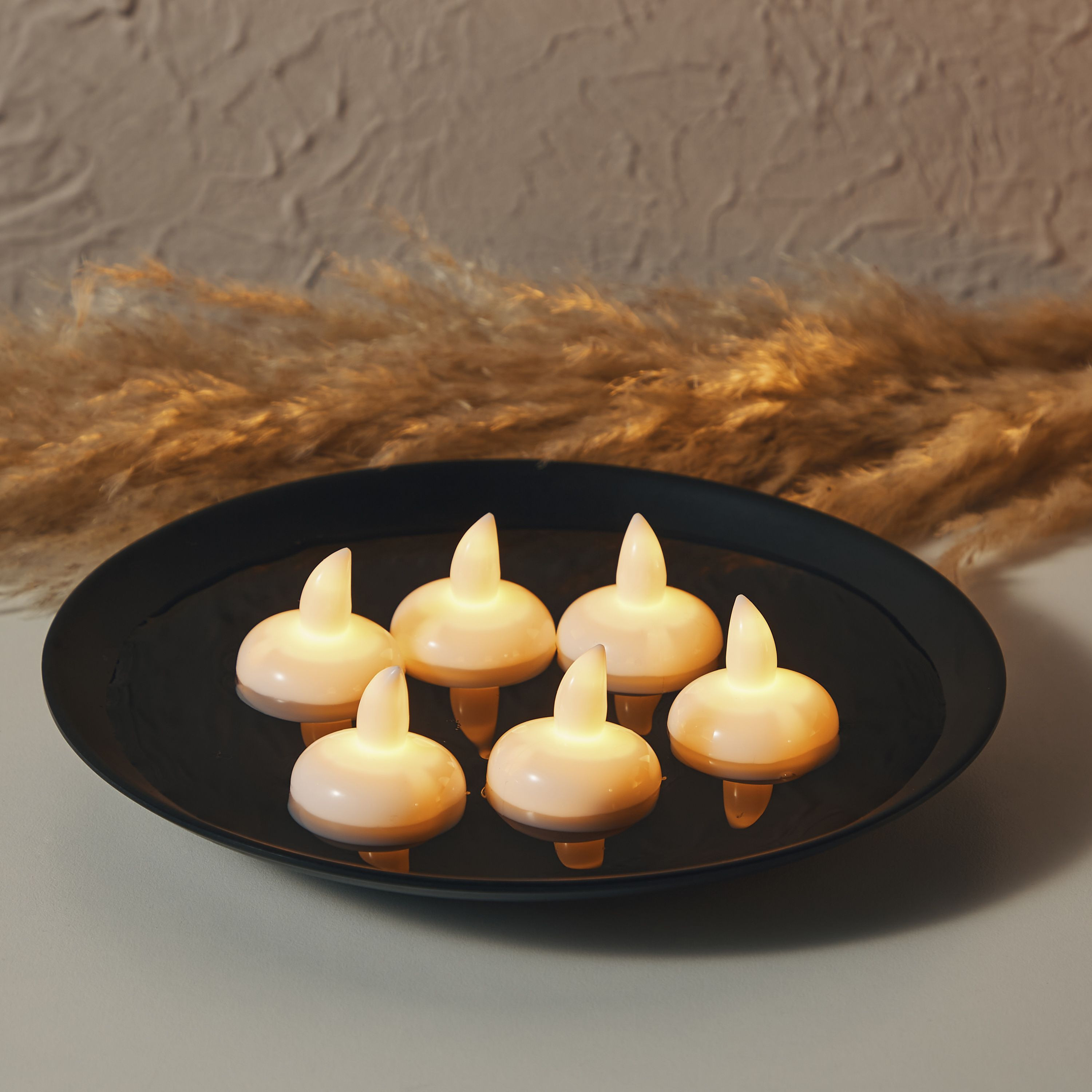 LED Floating Candle - Set of 6-household-homefragrance-candles-image-1
