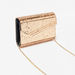 Celeste Glittery Clutch with Detachable Chain Strap-Wallets & Clutches-thumbnailMobile-1
