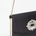 Celeste Embellished Clutch with Detachable Chain Strap and Flap Closure-Wallets & Clutches-thumbnailMobile-2