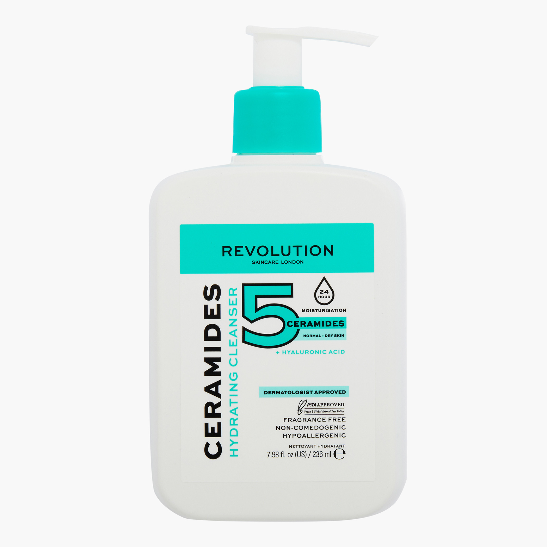 منظف مرطب للبشرة سيراميد من ريفولوشن سكين كير - 236 مل-beautyandpersonalcare-skin-cleansers-facewashandcleansers-image-1