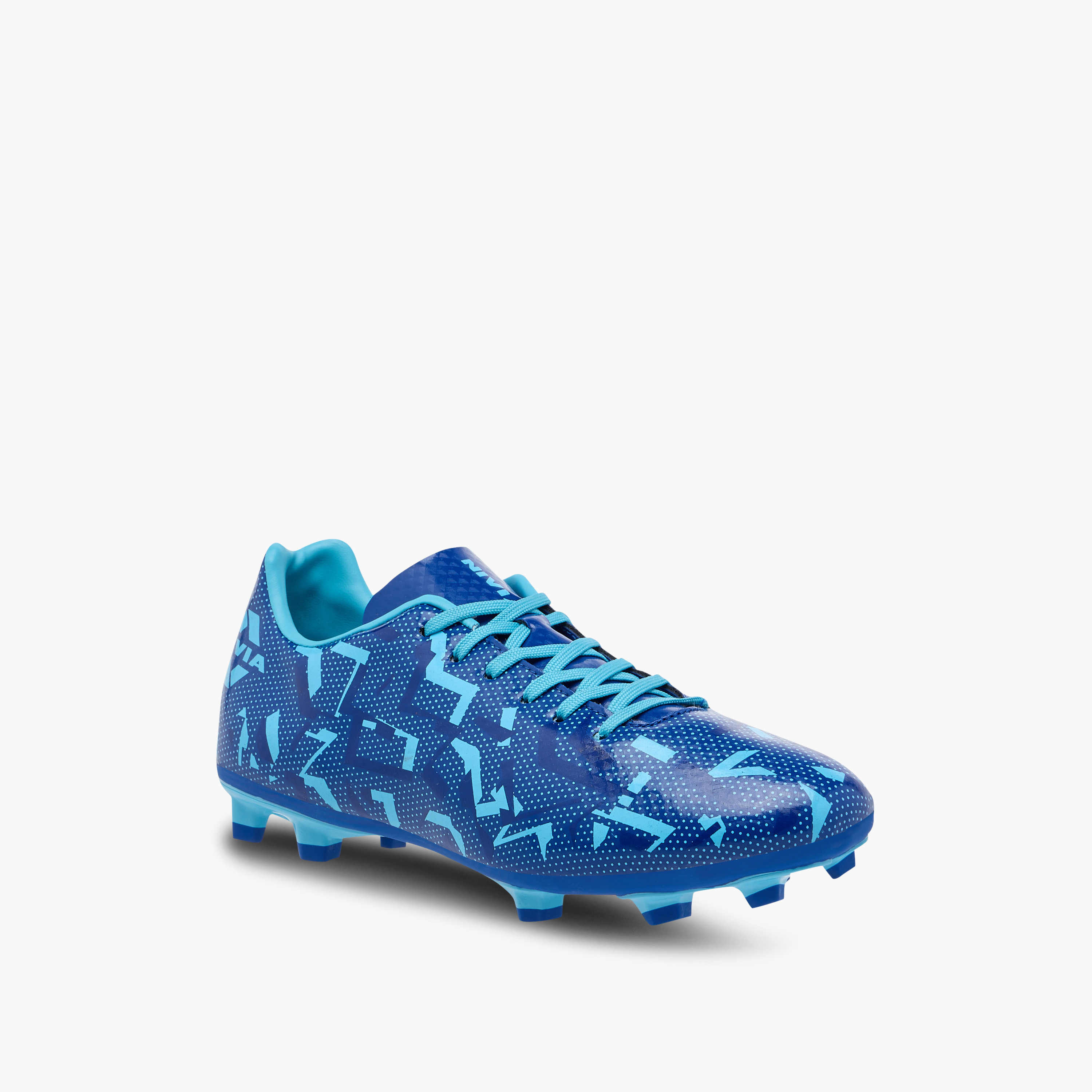 حذاء كرة القدم من نيفيا انكاونتر10.0 للأطفال أزرق ملكي-sports-gear-football-shoes-firmground-image-2
