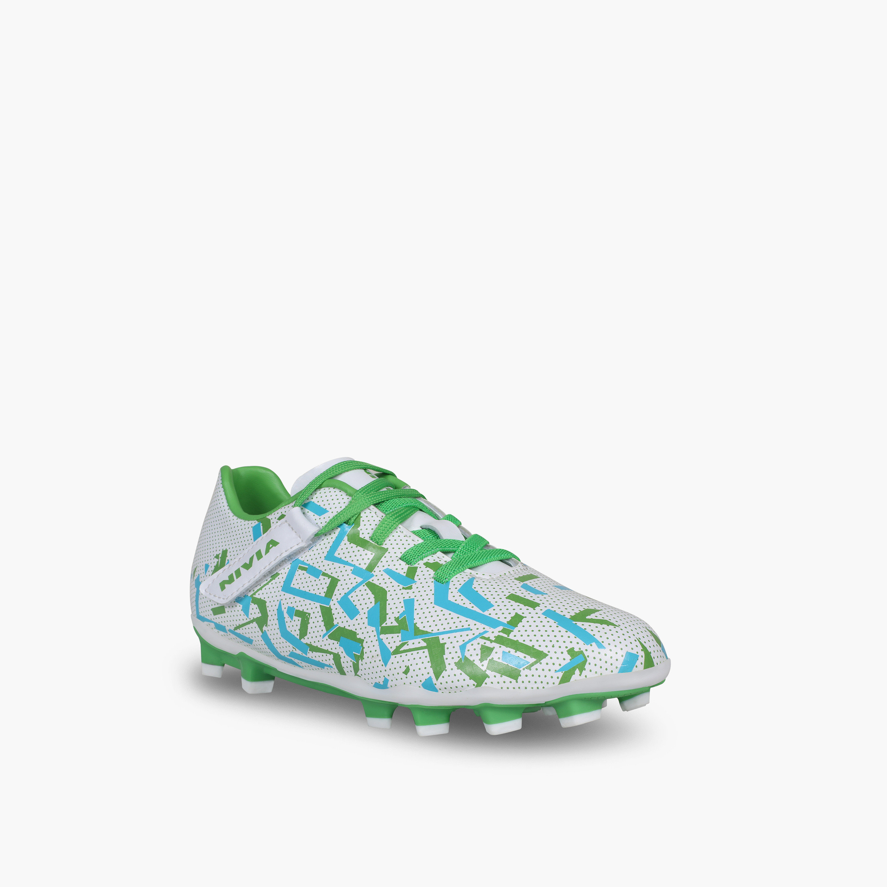حذاء كرة قدم بنعل مبطّن ورباط إنتركاونتر 10.0 للأطفال من نيفيا-sports-gear-football-shoes-firmground-image-3