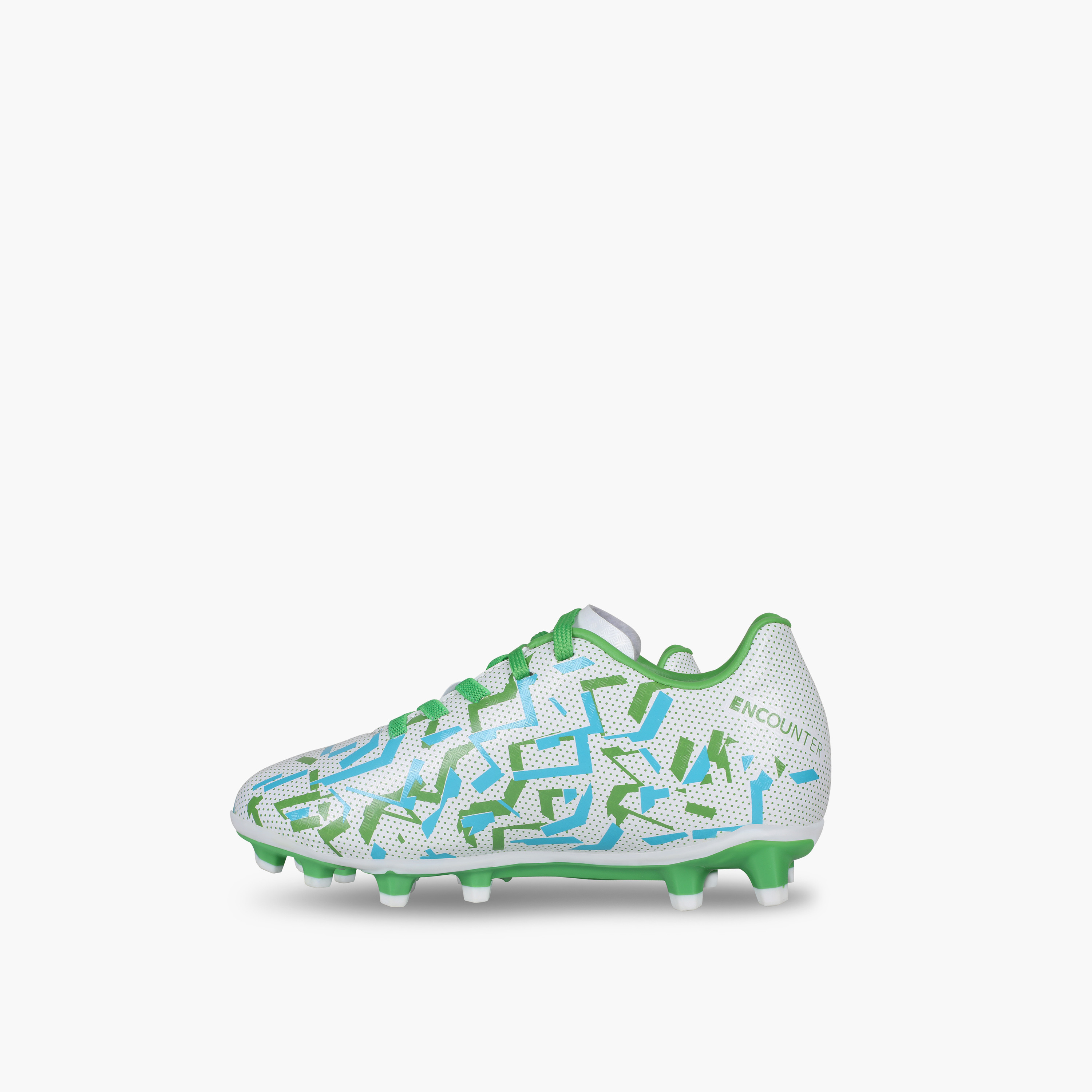 حذاء كرة قدم بنعل مبطّن ورباط إنتركاونتر 10.0 للأطفال من نيفيا-sports-gear-football-shoes-firmground-image-5