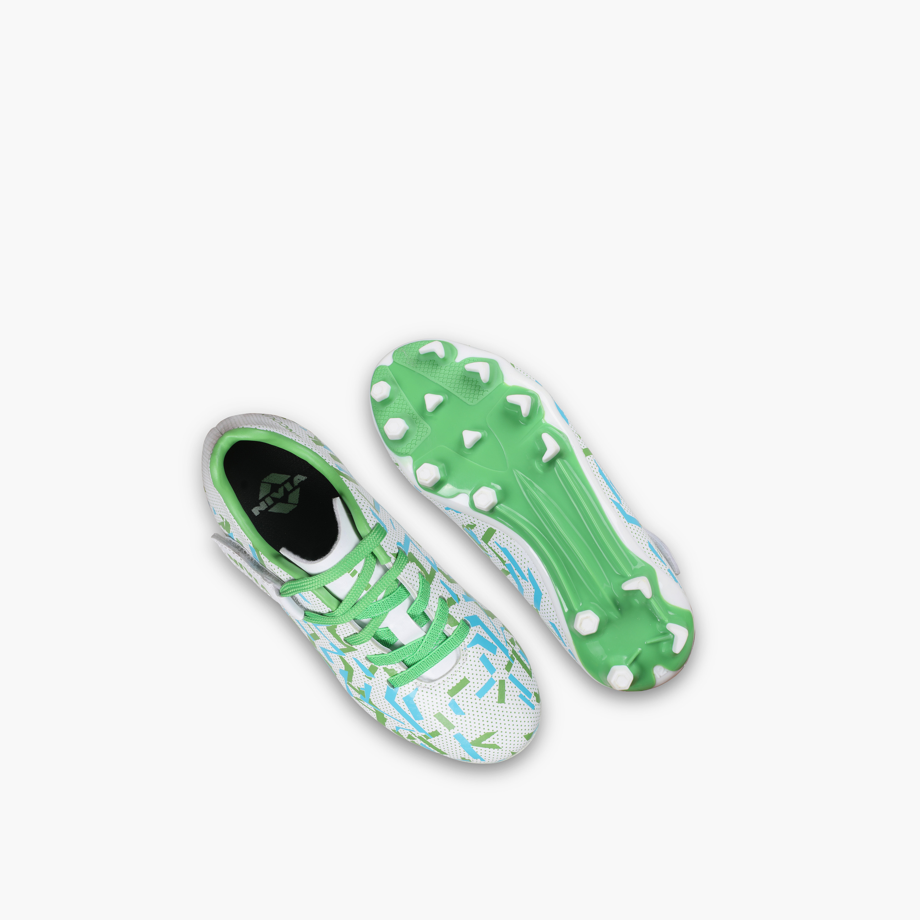 حذاء كرة قدم بنعل مبطّن ورباط إنتركاونتر 10.0 للأطفال من نيفيا-sports-gear-football-shoes-firmground-image-7