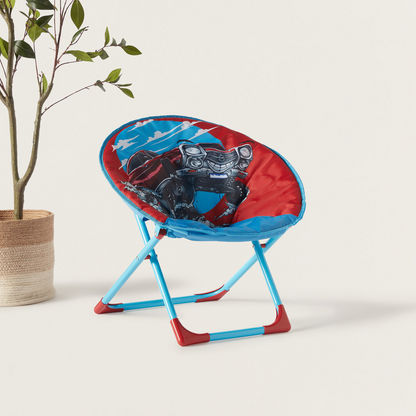 PAW Patrol Car Print Portable Moon Chair-Chairs and Tables-image-0