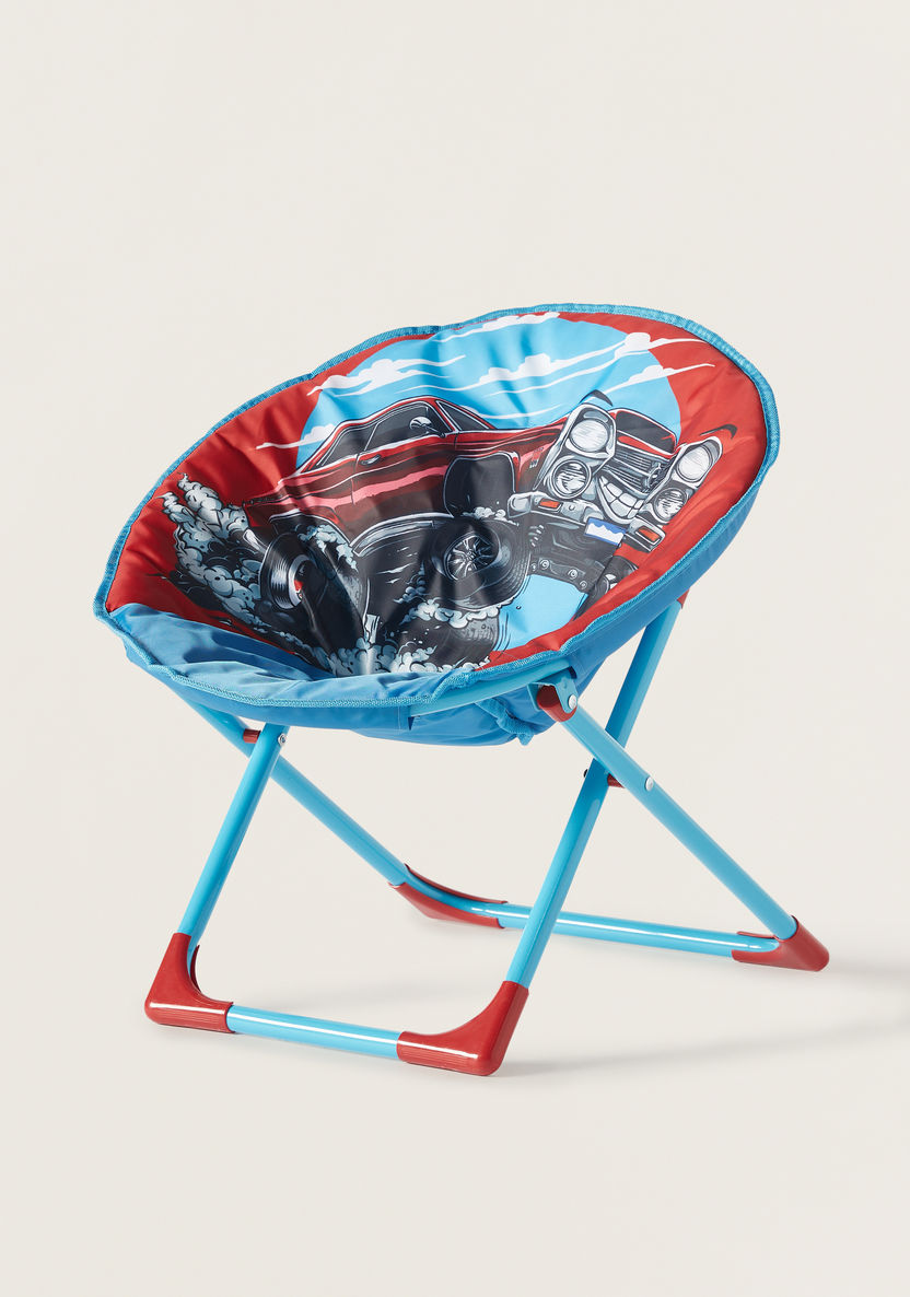PAW Patrol Car Print Portable Moon Chair-Chairs and Tables-image-1