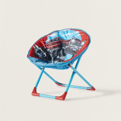 PAW Patrol Car Print Portable Moon Chair-Chairs and Tables-image-1