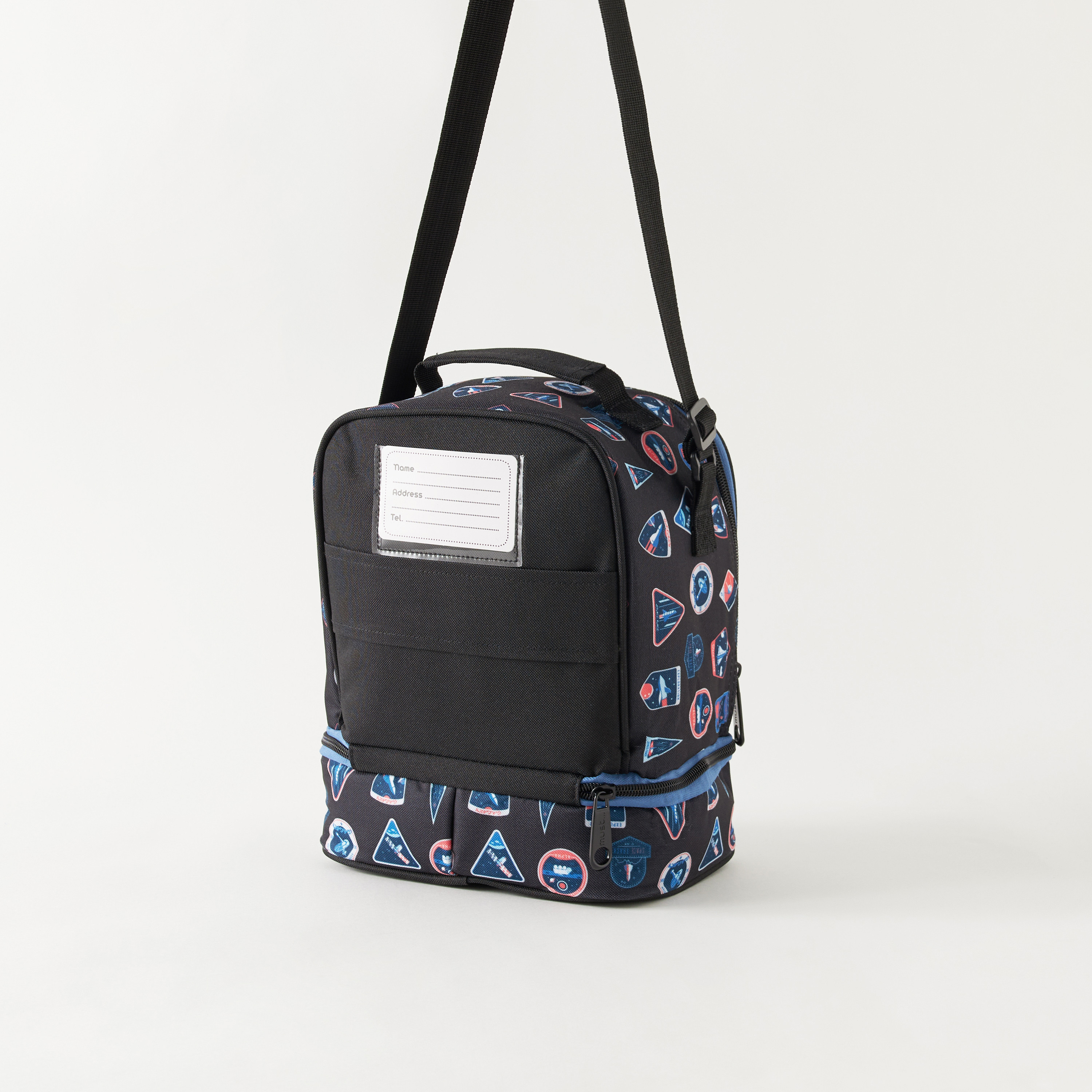 MUST Astronaut Print Lunch Bag with Adjustable Strap-school-lunchessentials-lunchbags-image-4