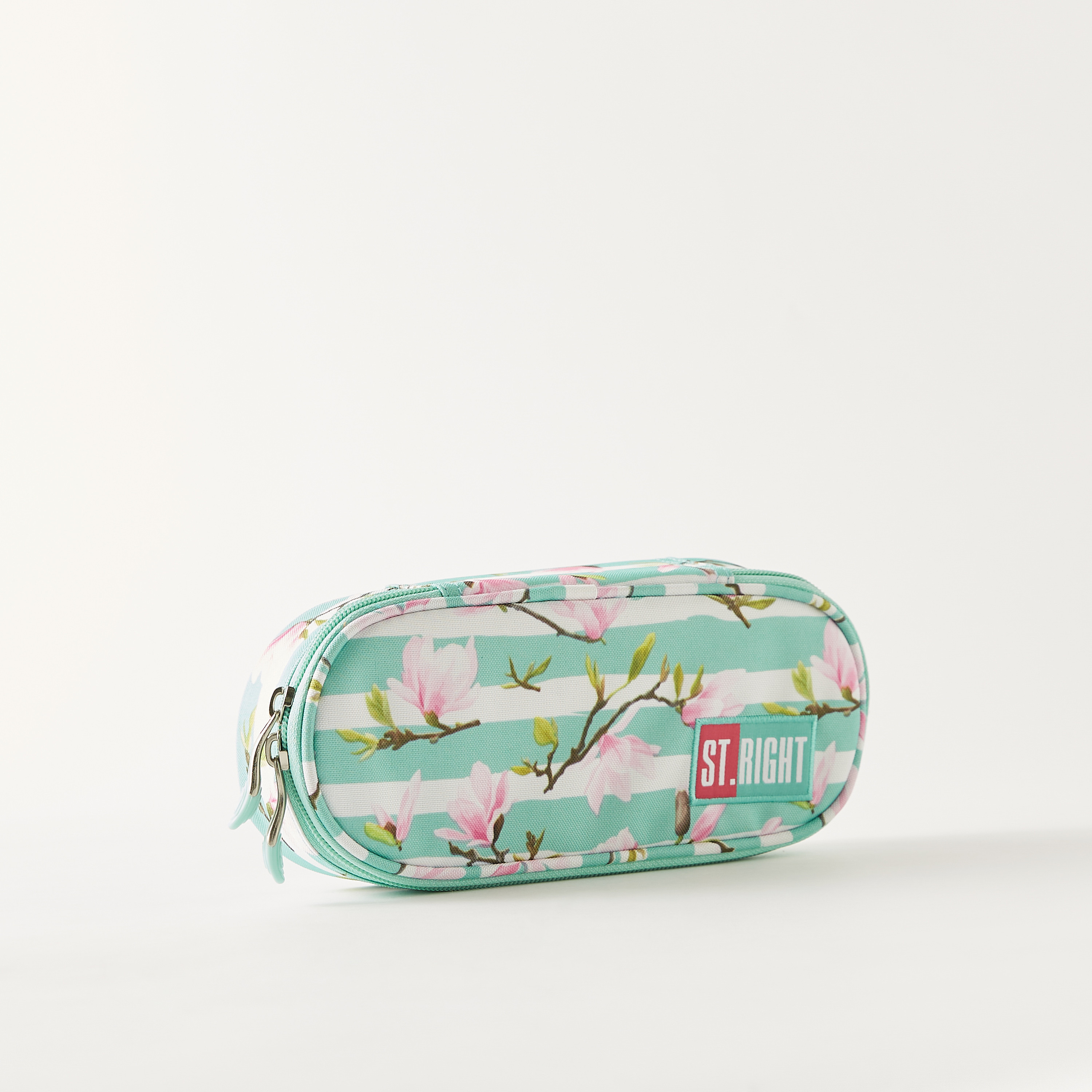 مقلمة بسحاب إغلاق وطبعات زهرية من سانت رايت-school-stationery-pencilcases-image-2