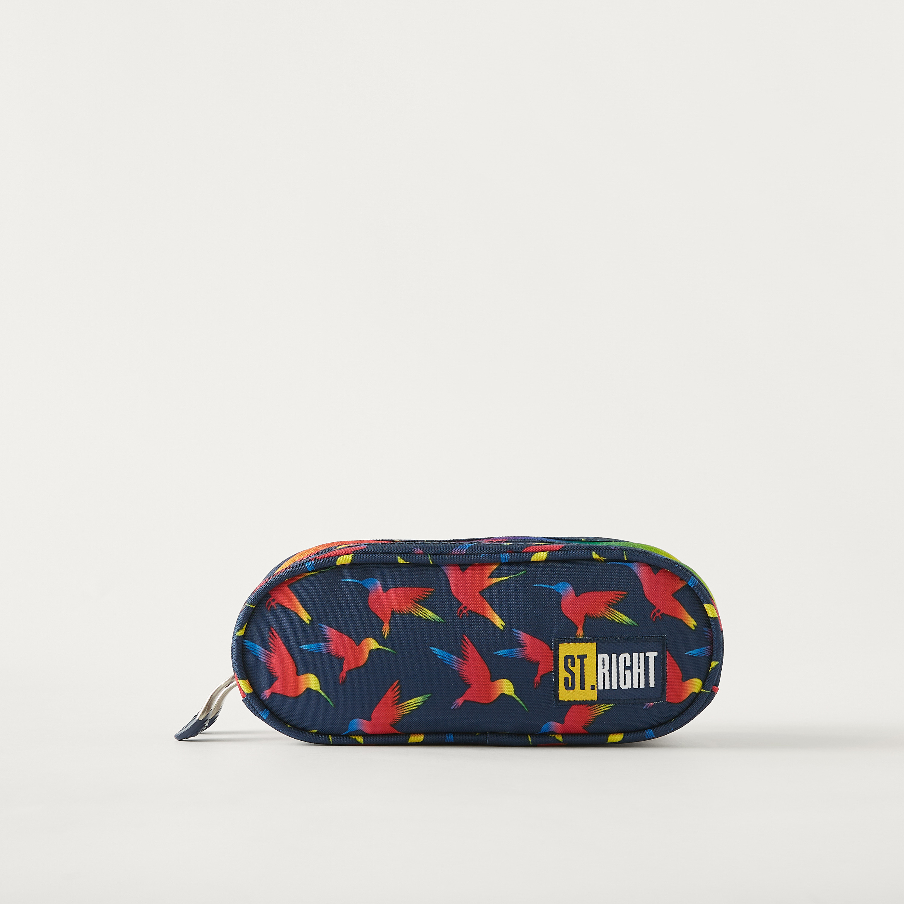 مقلمة بسحاب إغلاق وطبعات طائر من سانت رايت-school-stationery-pencilcases-image-1