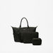 WAVE 3-Piece Textured Tote Bag Set-Women%27s Handbags-thumbnailMobile-0