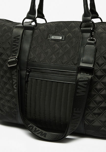 WAVE 3-Piece Textured Tote Bag Set-Women%27s Handbags-image-3
