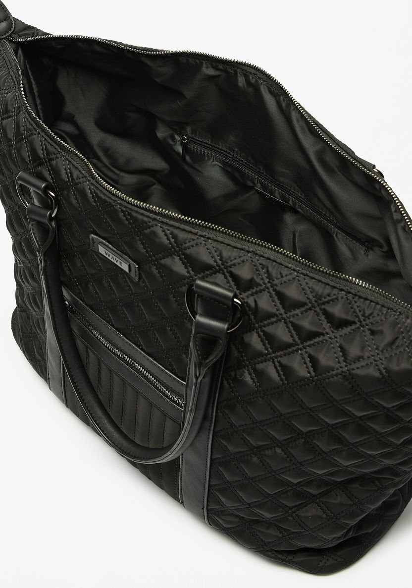 WAVE 3-Piece Textured Tote Bag Set-Women%27s Handbags-image-5