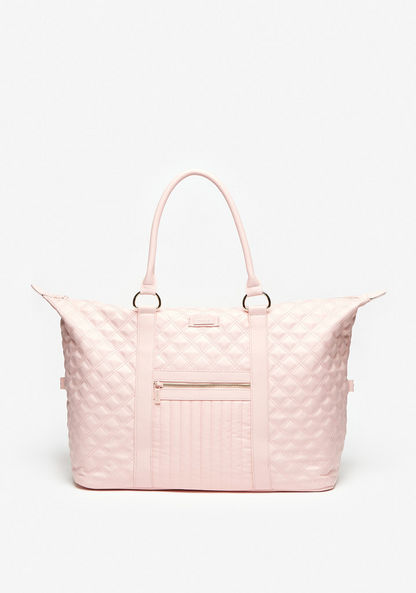 WAVE 3-Piece Textured Tote Bag Set-Women%27s Handbags-image-1