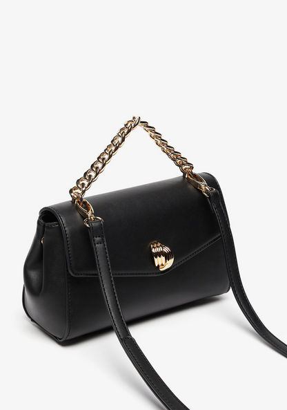 Celeste Solid Crossbody Bag with Button Closure-Women%27s Handbags-image-3