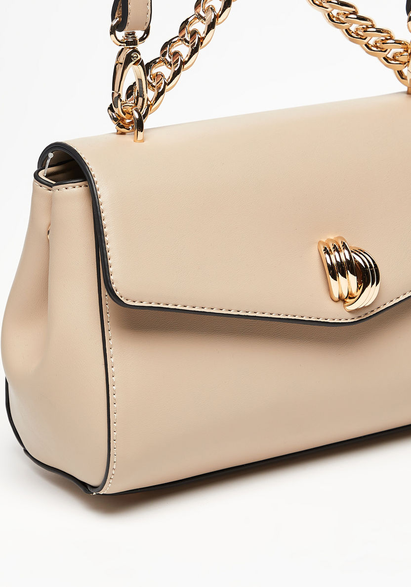 Celeste Solid Crossbody Bag with Button Closure-Women%27s Handbags-image-4
